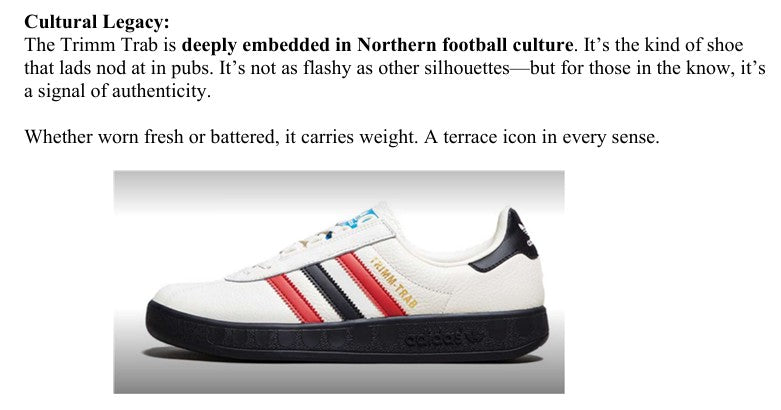 Adidas on the Terrace