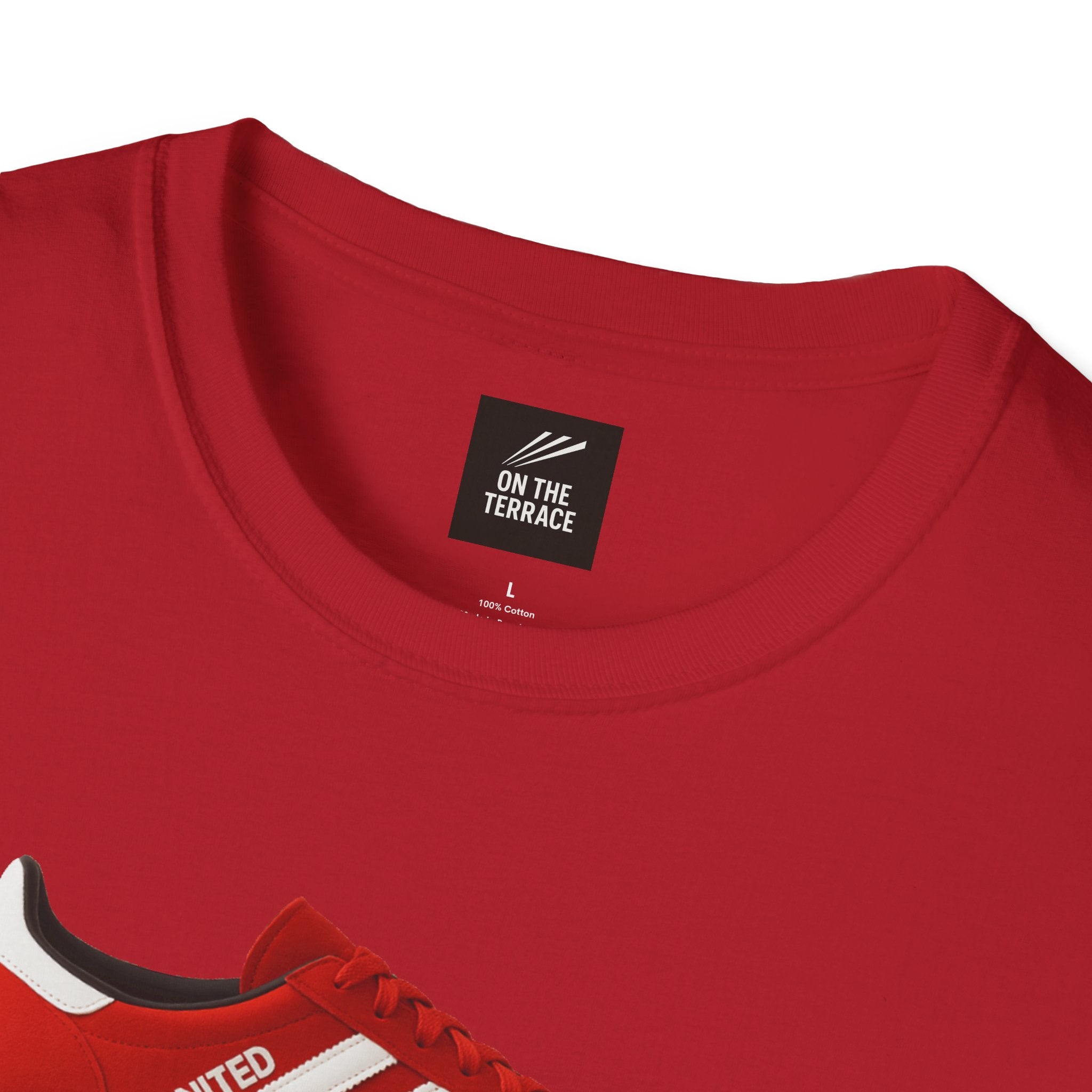 United Fan T-Shirt with Classic Sneakers Design