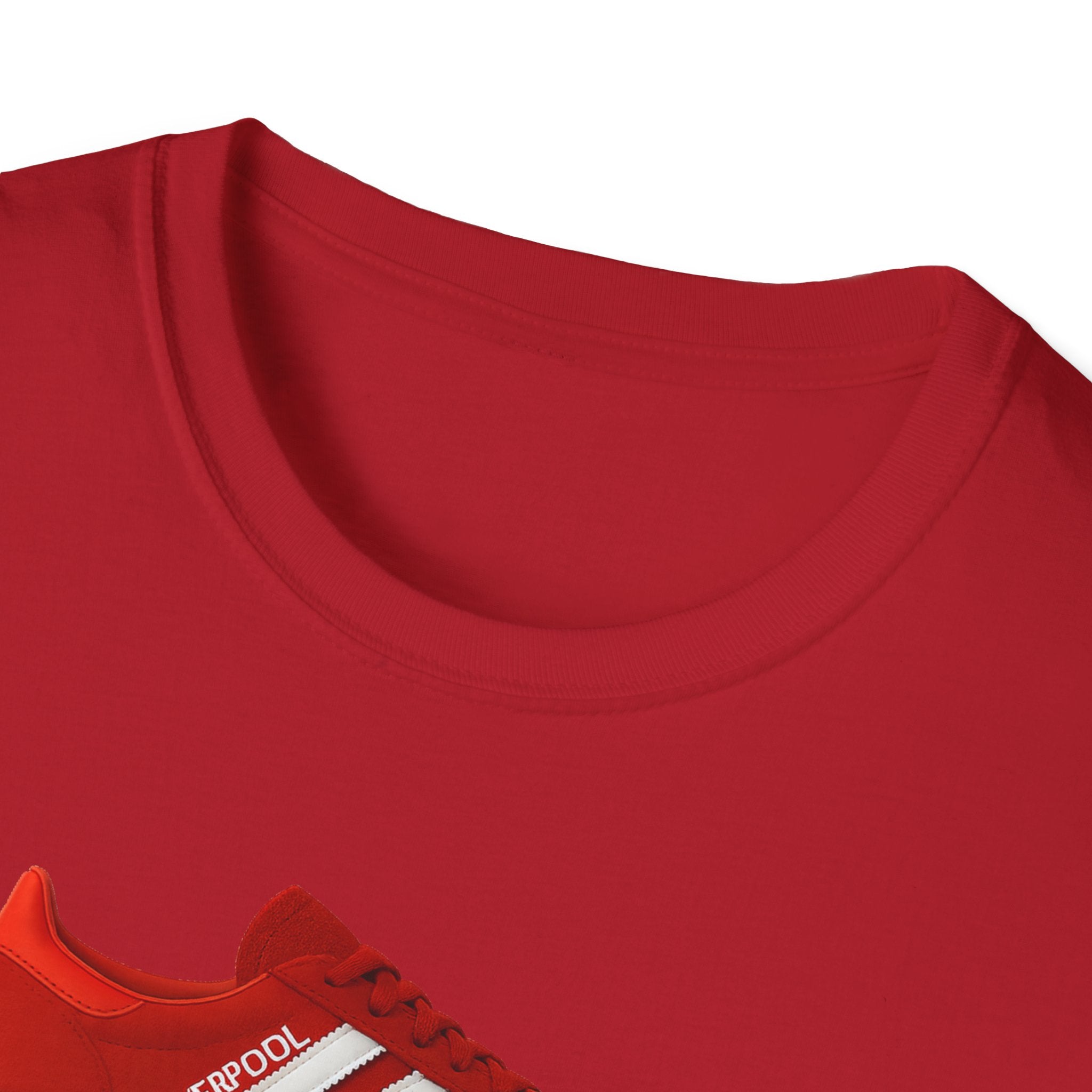 Liverpool Terrace Trainer T-Shirt – On The Terrace Design – DTG Printed (No Cracks
