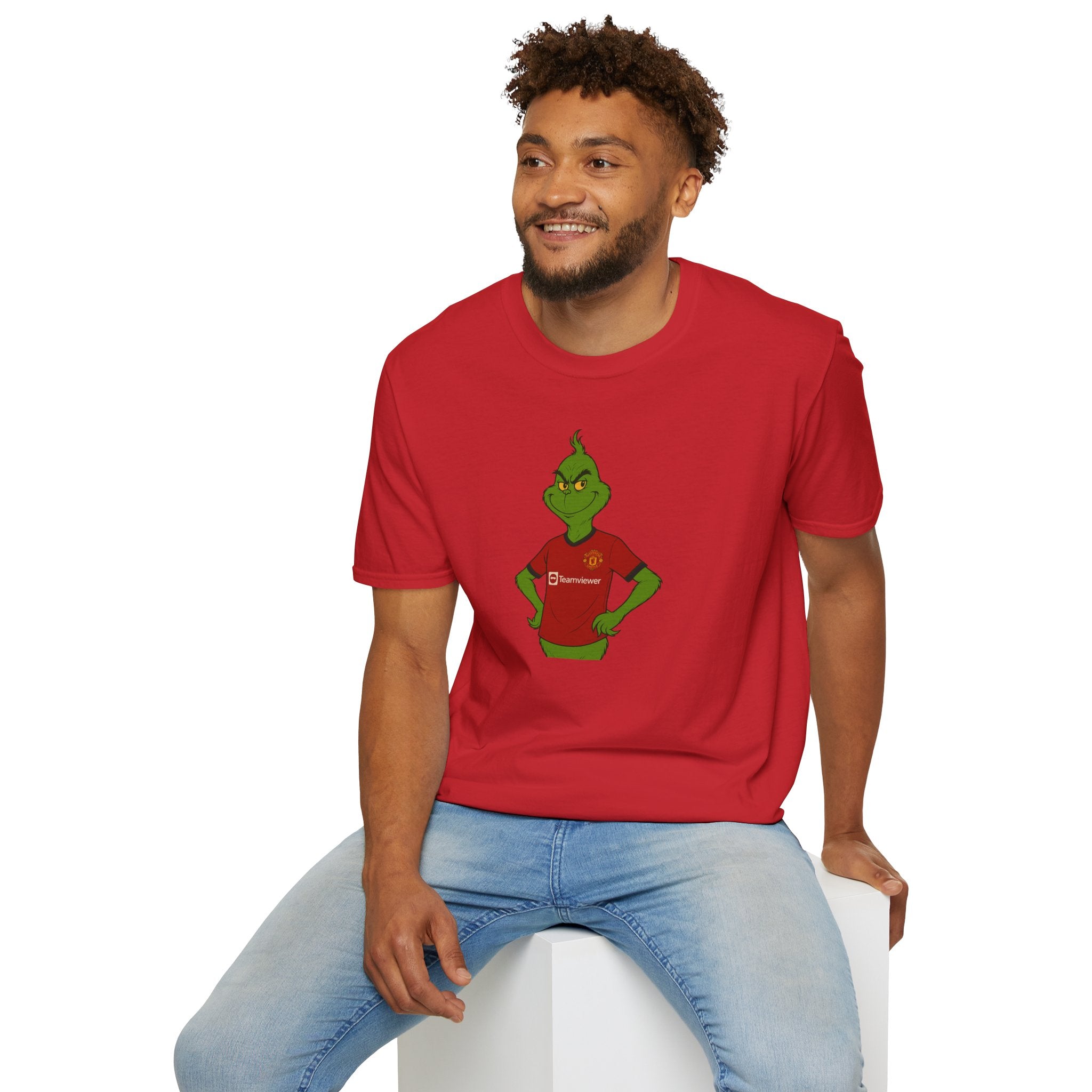 Man United Inspired Grinch Christmas T-Shirt
