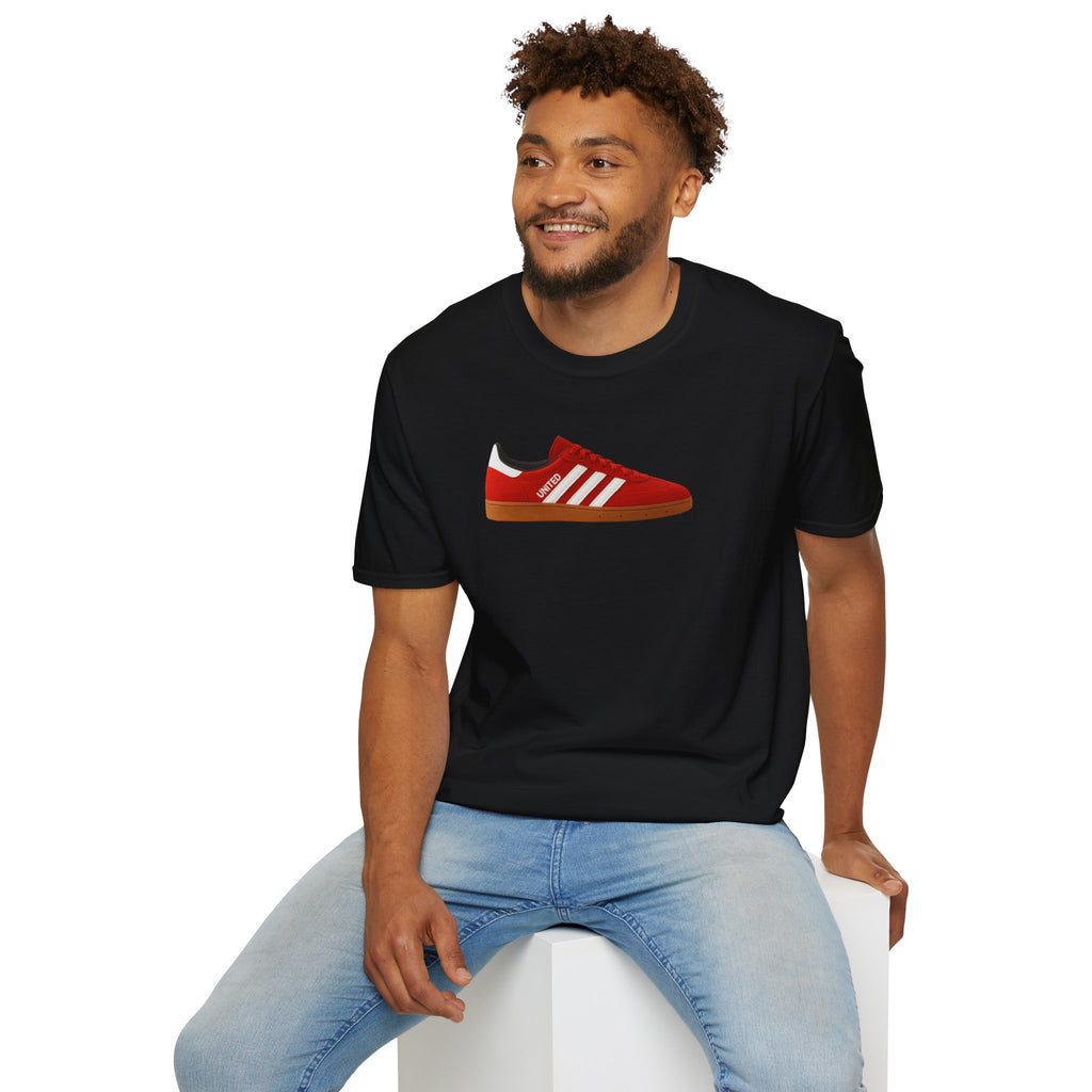 United Fan T-Shirt with Classic Sneakers Design