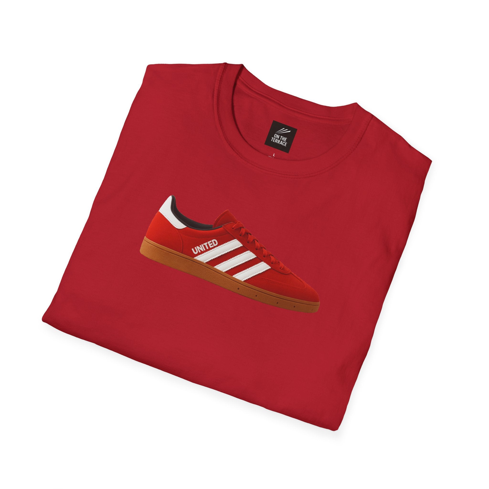 United Fan T-Shirt with Classic Sneakers Design