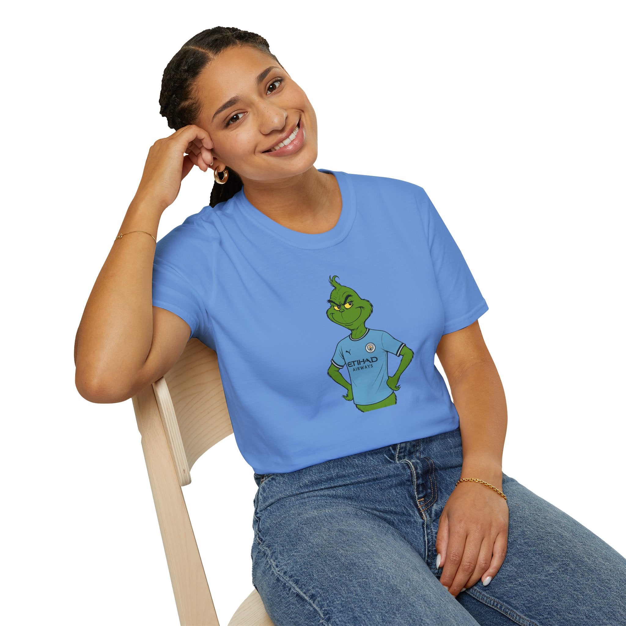 Man City Inspired Grinch Christmas T-Shirt