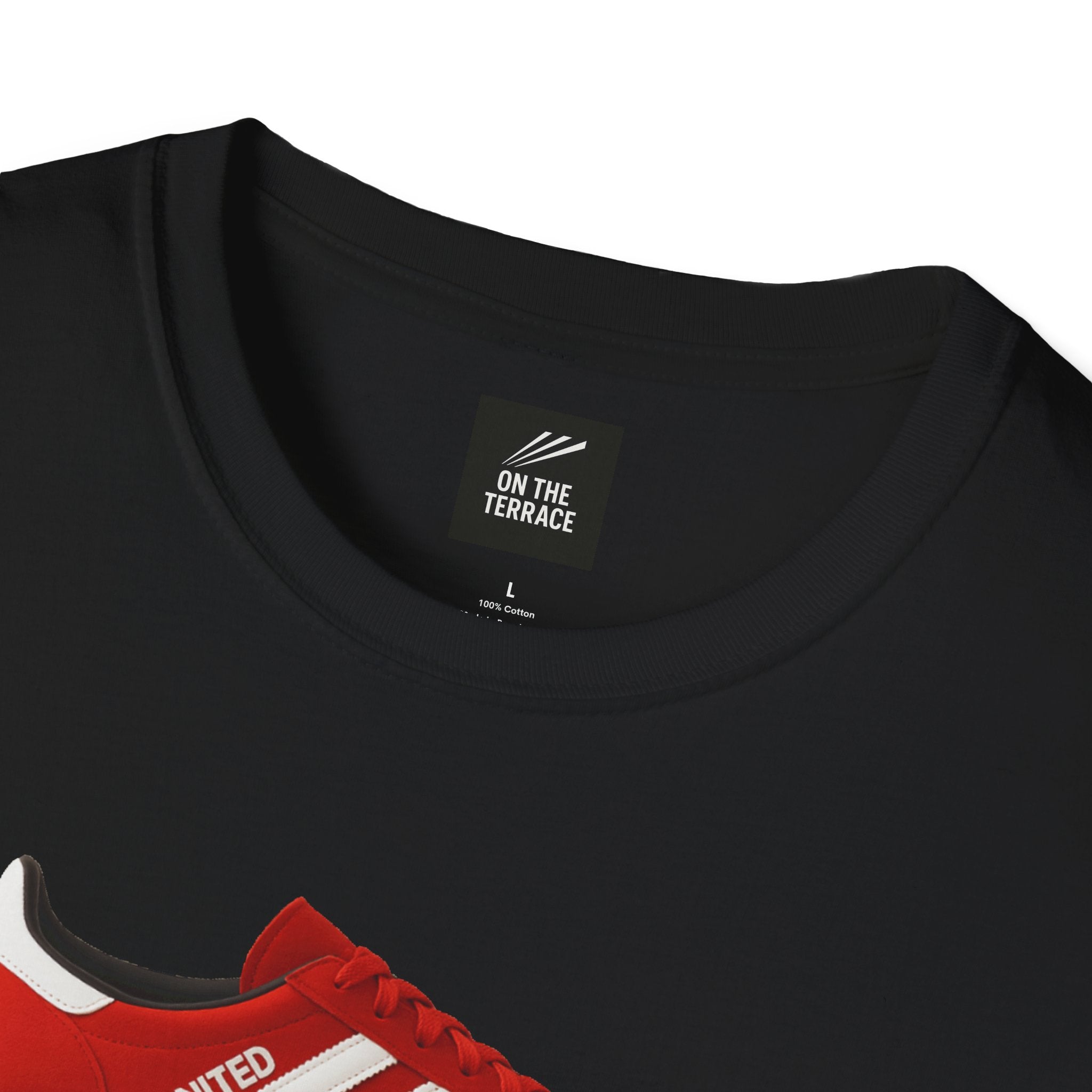 United Fan T-Shirt with Classic Sneakers Design