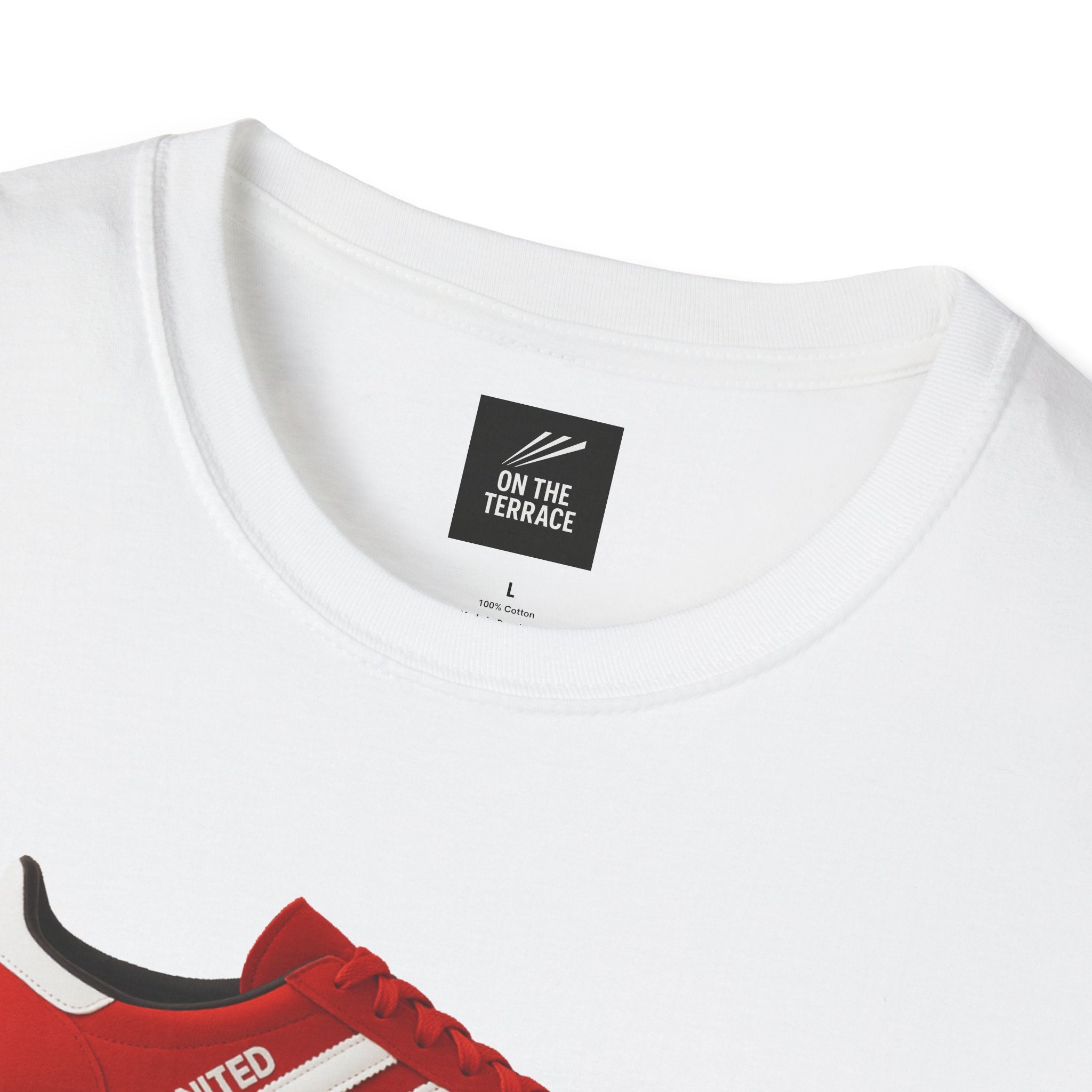 United Fan T-Shirt with Classic Sneakers Design