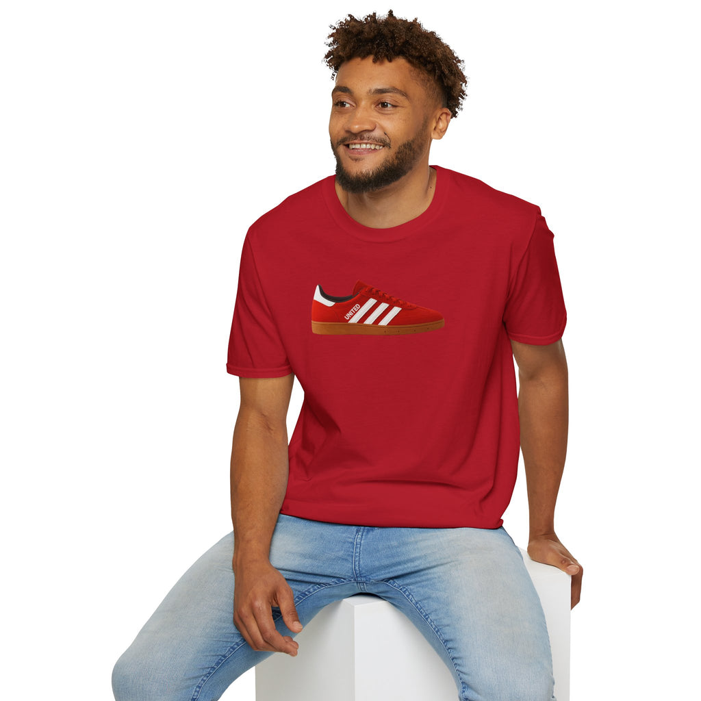 United Fan T-Shirt with Classic Sneakers Design