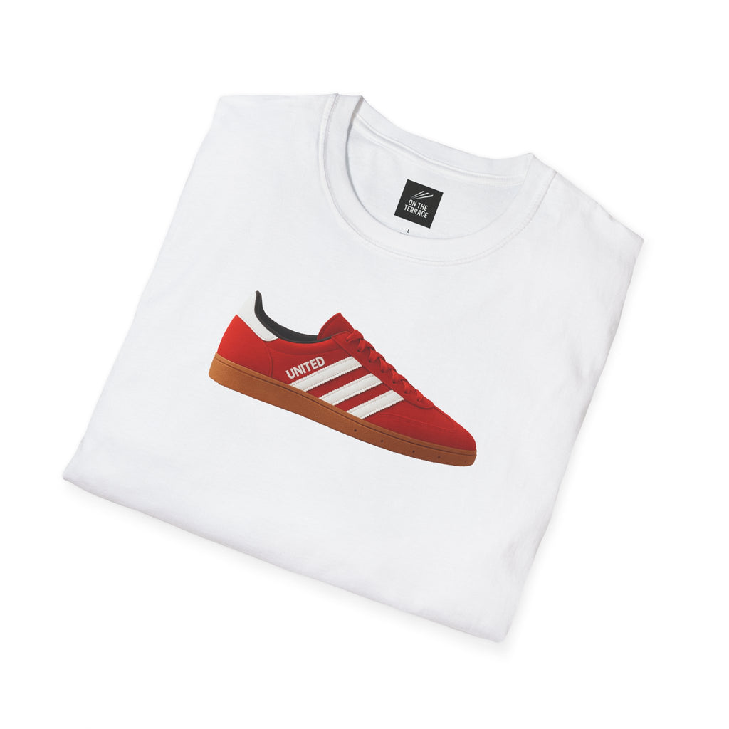 United Fan T-Shirt with Classic Sneakers Design