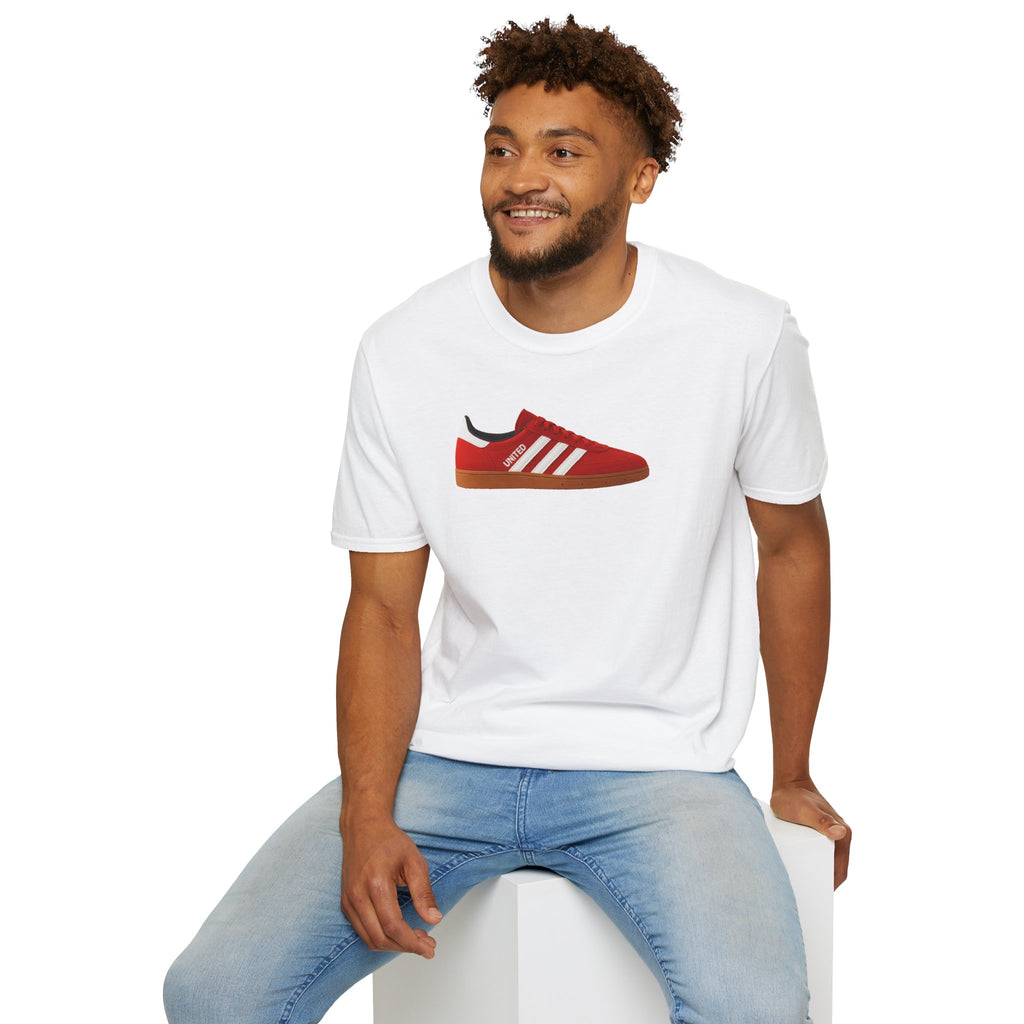 United Fan T-Shirt with Classic Sneakers Design