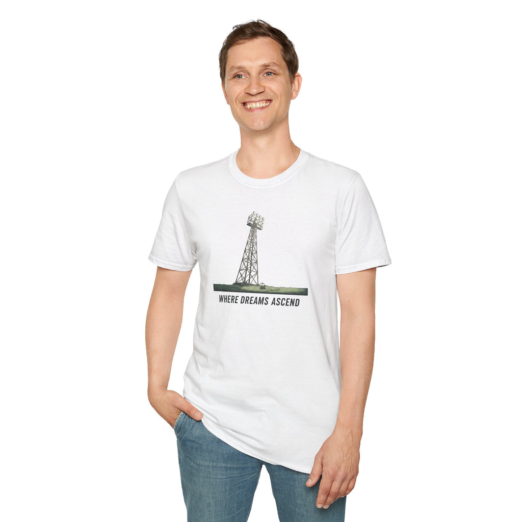Where Dreams Ascend – Premium DTG Printed T-Shirt by On The Terrace
