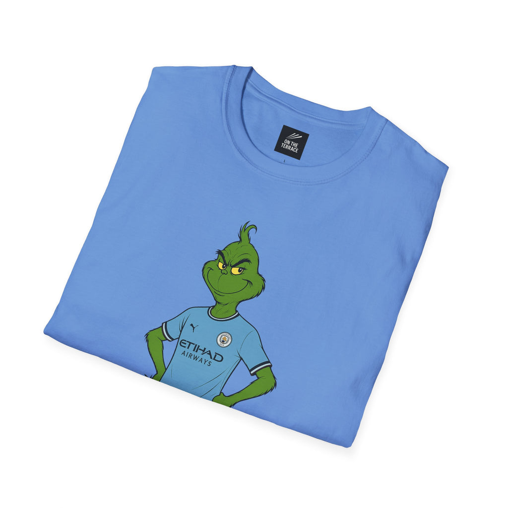 Man City Inspired Grinch Christmas T-Shirt
