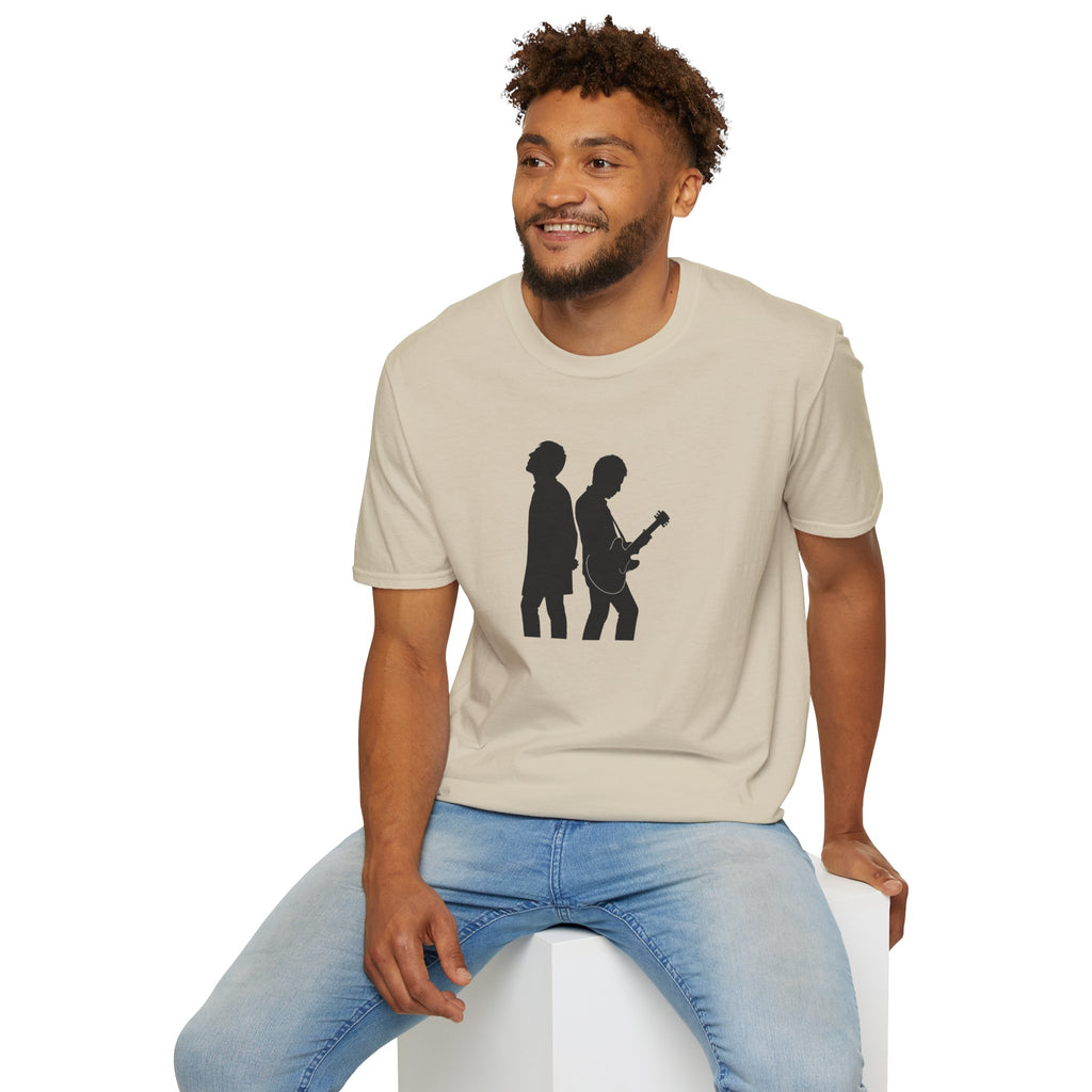 Oasis inspired Silhouette Unisex Softstyle T-Shirt
