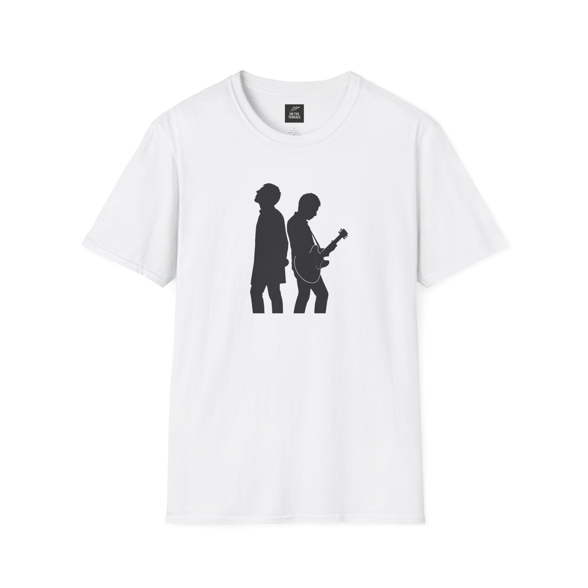 Oasis inspired Silhouette Unisex Softstyle T-Shirt