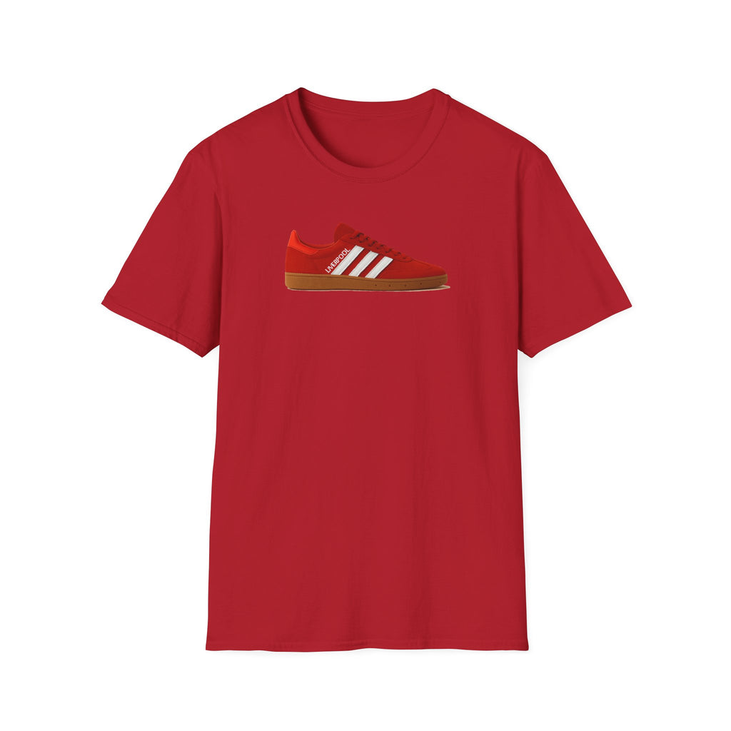 Liverpool Terrace Trainer T-Shirt – On The Terrace Design – DTG Printed (No Cracks