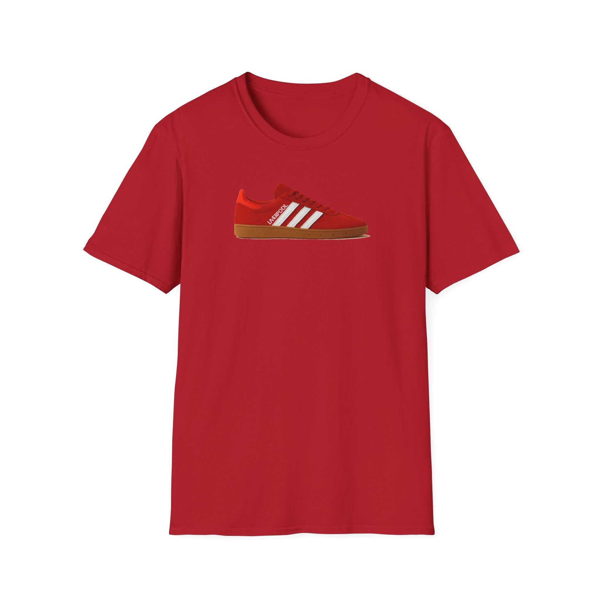 Liverpool Terrace Trainer T-Shirt – On The Terrace Design – DTG Printed (No Cracks