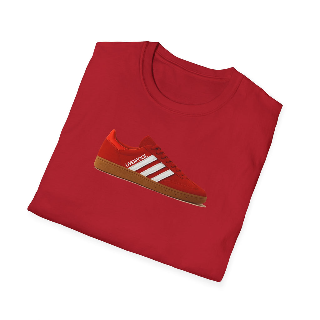 Liverpool Terrace Trainer T-Shirt – On The Terrace Design – DTG Printed (No Cracks