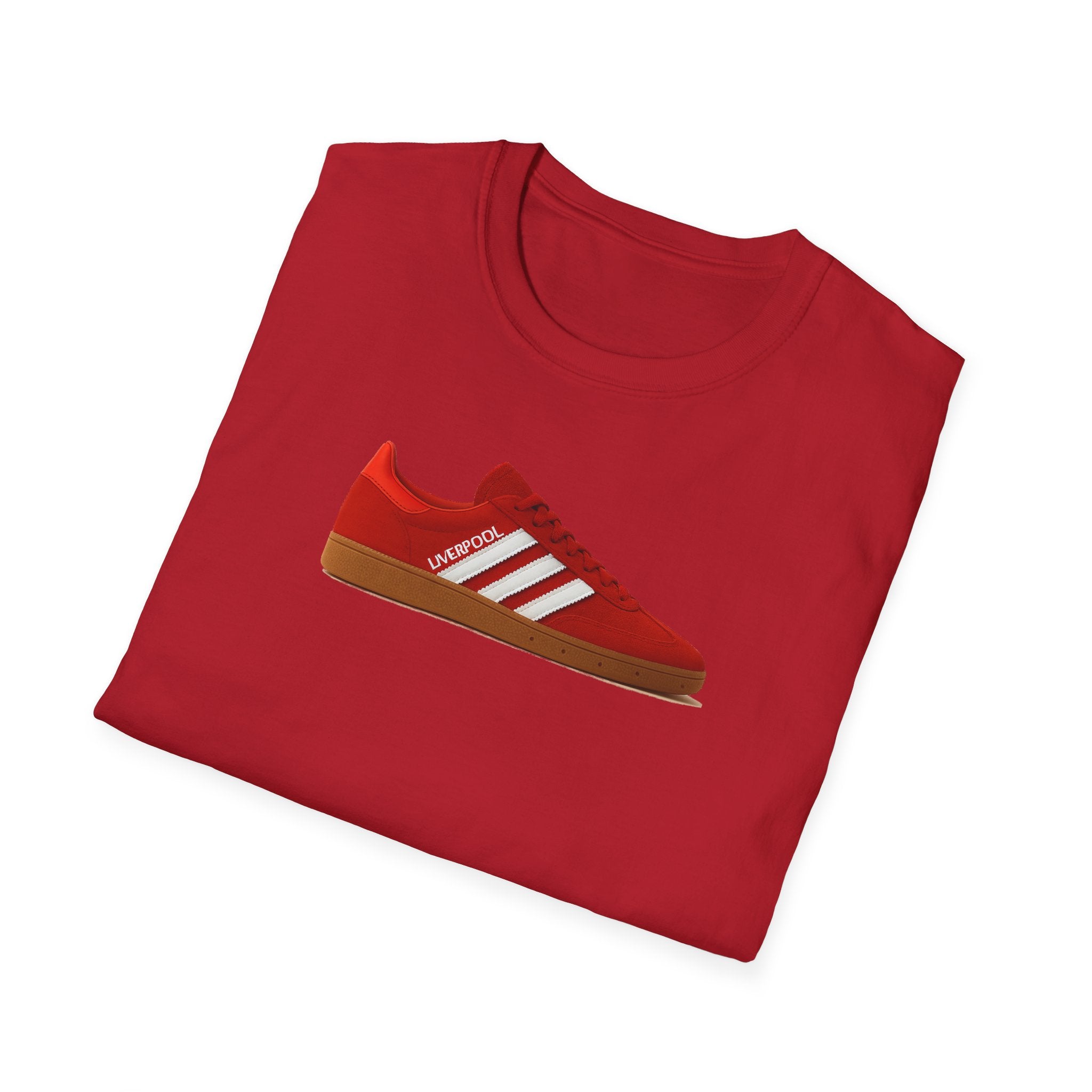 Liverpool Terrace Trainer T-Shirt – On The Terrace Design – DTG Printed (No Cracks