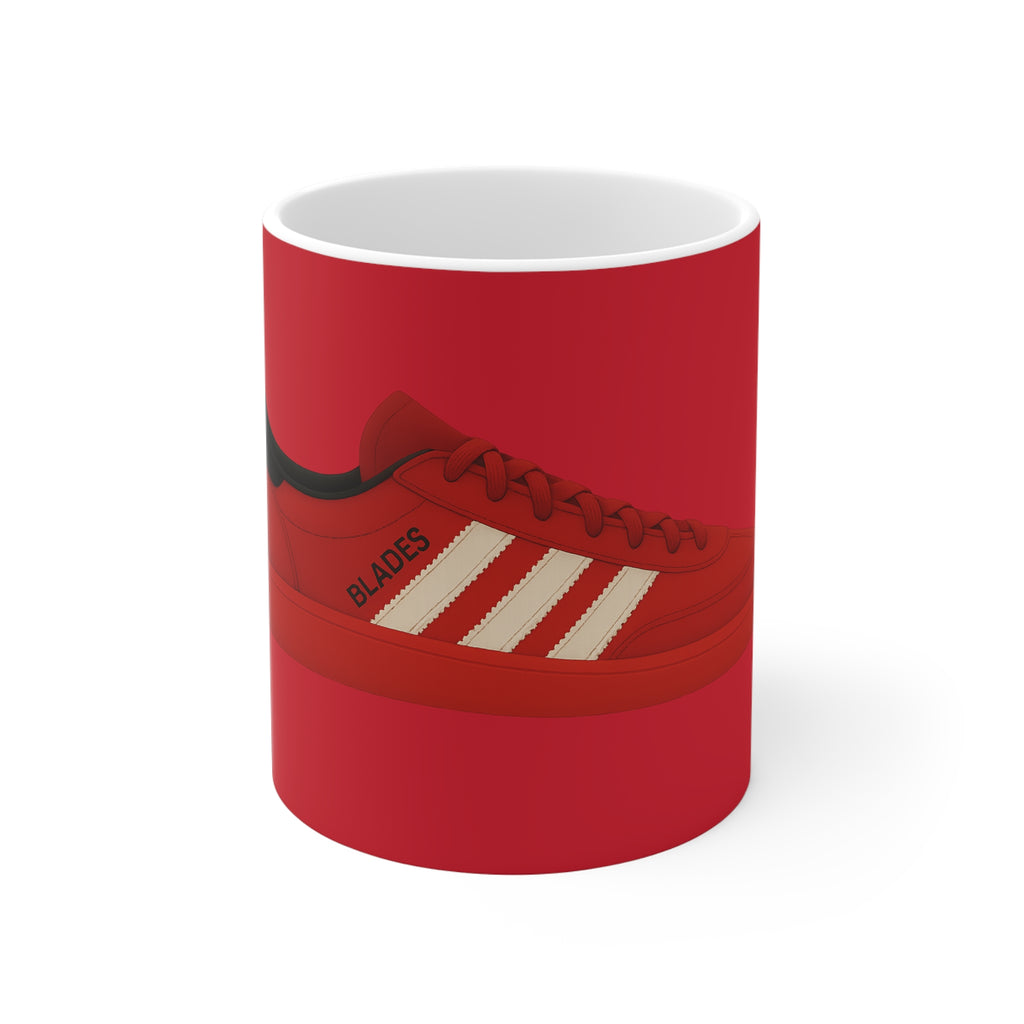 Sheffield United Trainer Mug – Red &amp; White Casuals Style – Blades Supporters Gift