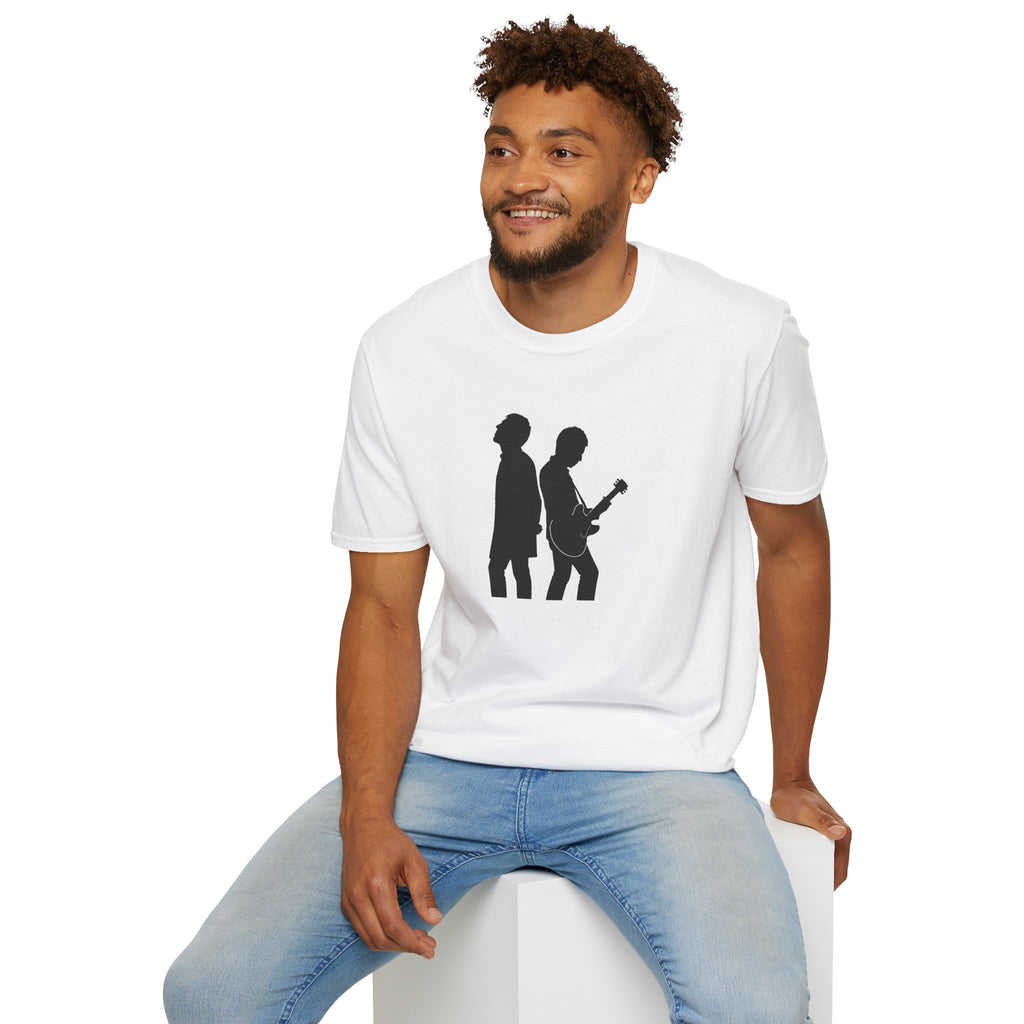 Oasis inspired Silhouette Unisex Softstyle T-Shirt