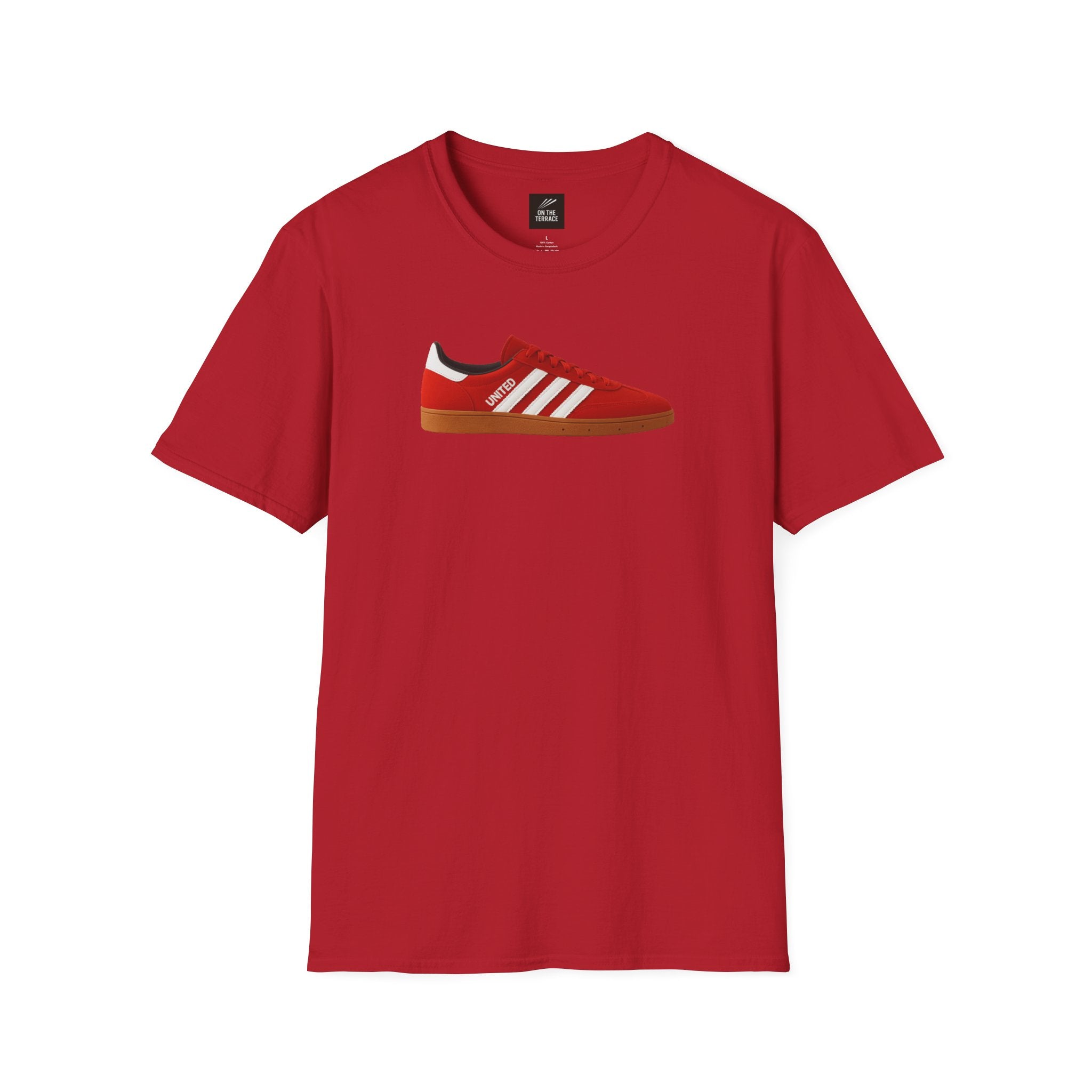 United Fan T-Shirt with Classic Sneakers Design