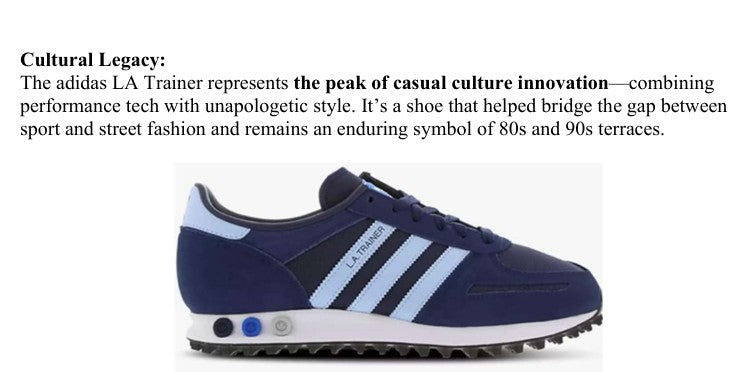 Adidas on the Terrace